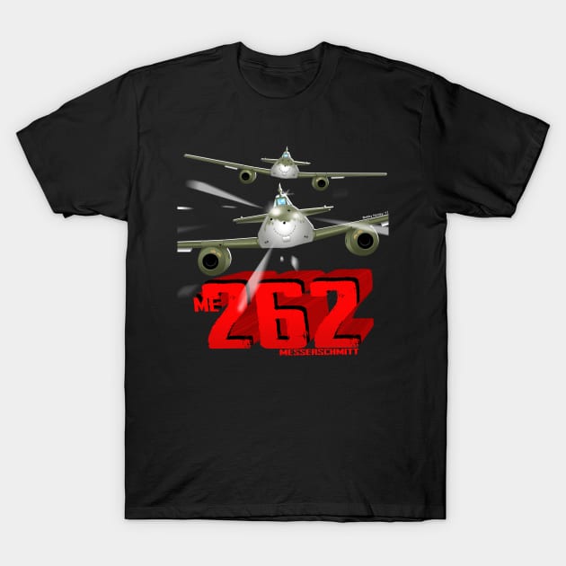 ME-262 fighter T-Shirt by Illustratorator